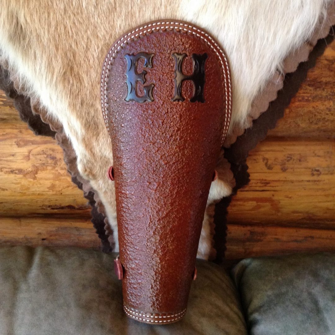 Custom Leather Welding Arm Pad/Cuff and Rod Pouches Double Eagle